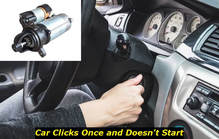 car clicks and doesn't start